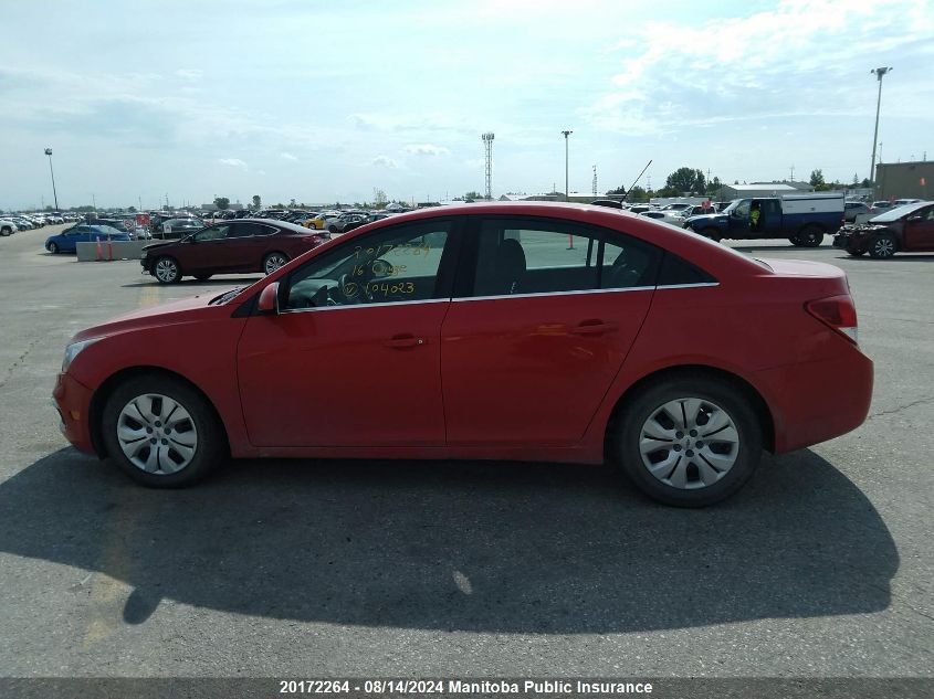 2016 Chevrolet Cruze Lt Turbo VIN: 1G1PE5SB7G7104023 Lot: 20172264