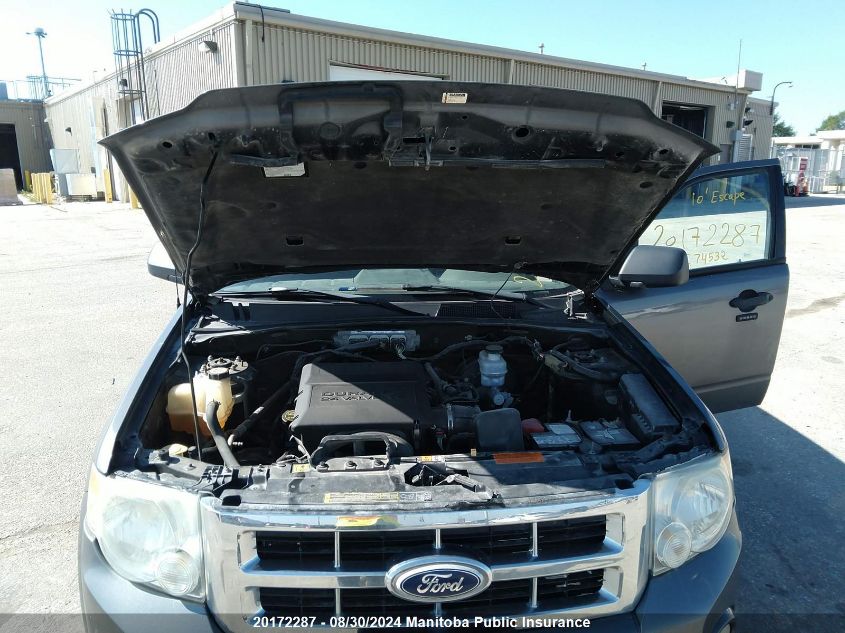 2010 Ford Escape Xlt V6 VIN: 1FMCU9DGXAKC74532 Lot: 20172287