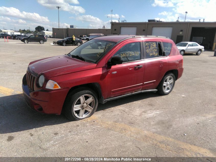 2008 Jeep Compass North VIN: 1J8FT47008D736920 Lot: 20172298