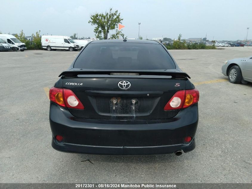 2009 Toyota Corolla S VIN: 2T1BU40E79C163618 Lot: 20172301