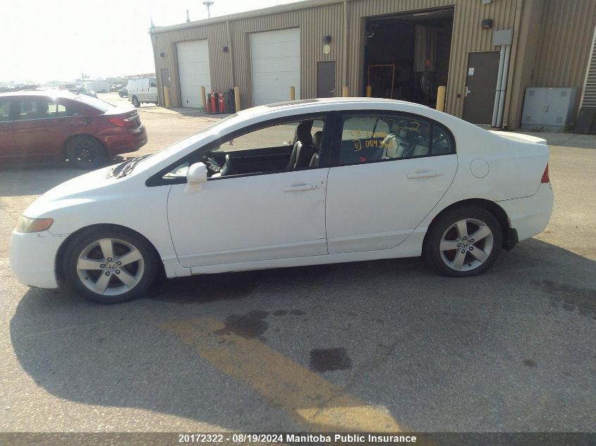 2008 Honda Civic Ex-L VIN: 2HGFA16958H004363 Lot: 20172322