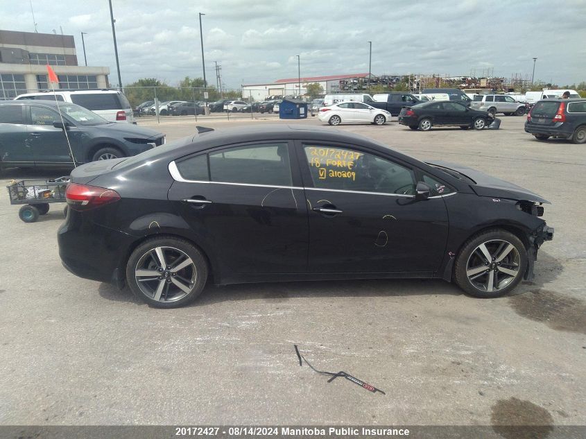 2018 Kia Forte Ex+ VIN: 3KPFL4A83JE210209 Lot: 20172427