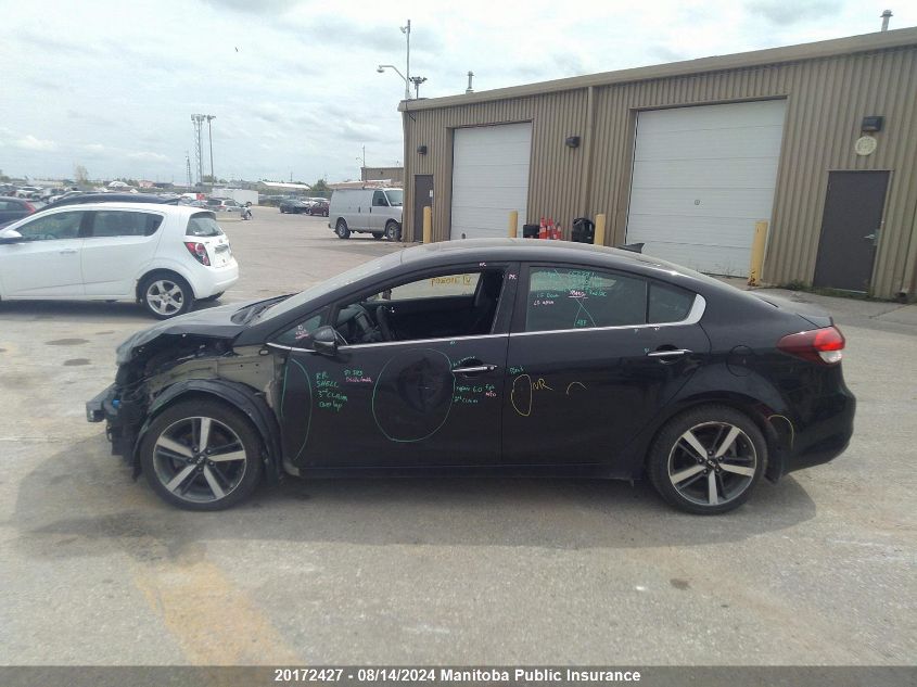 2018 Kia Forte Ex+ VIN: 3KPFL4A83JE210209 Lot: 20172427