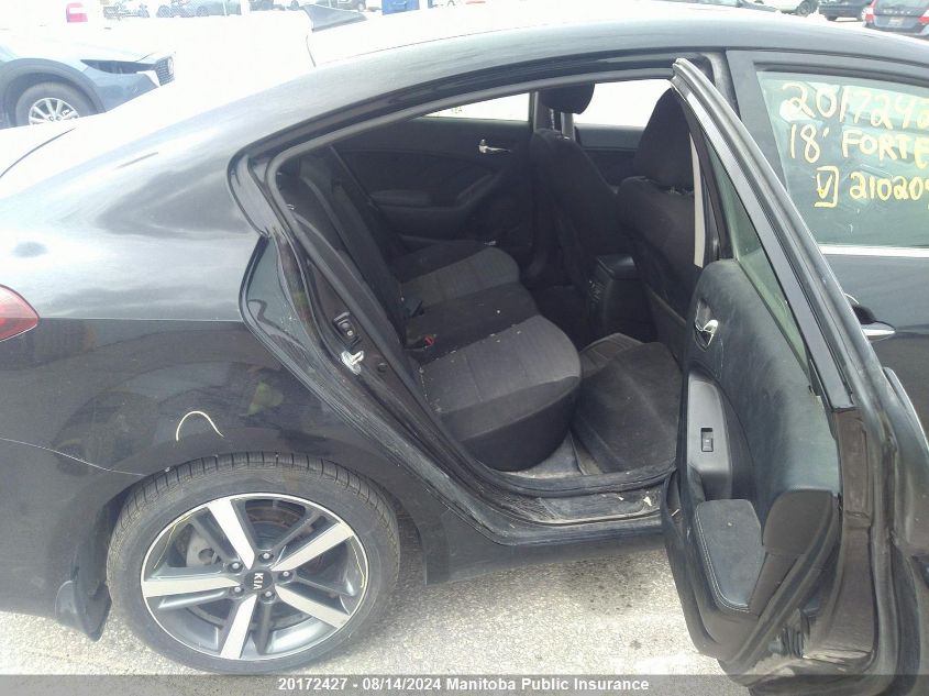 2018 Kia Forte Ex+ VIN: 3KPFL4A83JE210209 Lot: 20172427