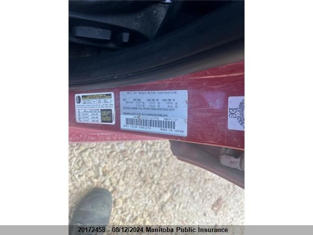 2010 Mazda Speed 3 VIN: JM1BL1H37A1161770 Lot: 20172458