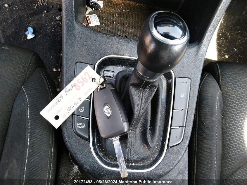 2019 Hyundai Elantra Gt Preferred VIN: KMHH35LE7KU110520 Lot: 20172493