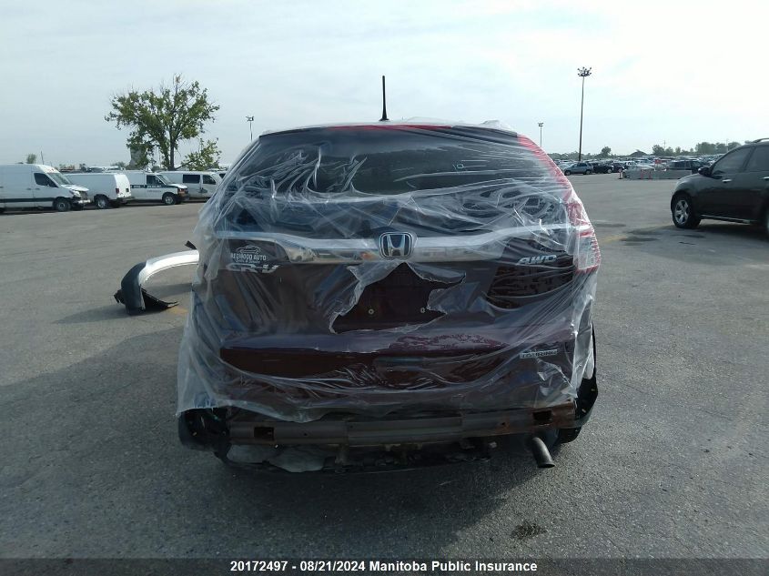 2015 Honda Cr-V Ex VIN: 5J6RM4H99FL802408 Lot: 20172497