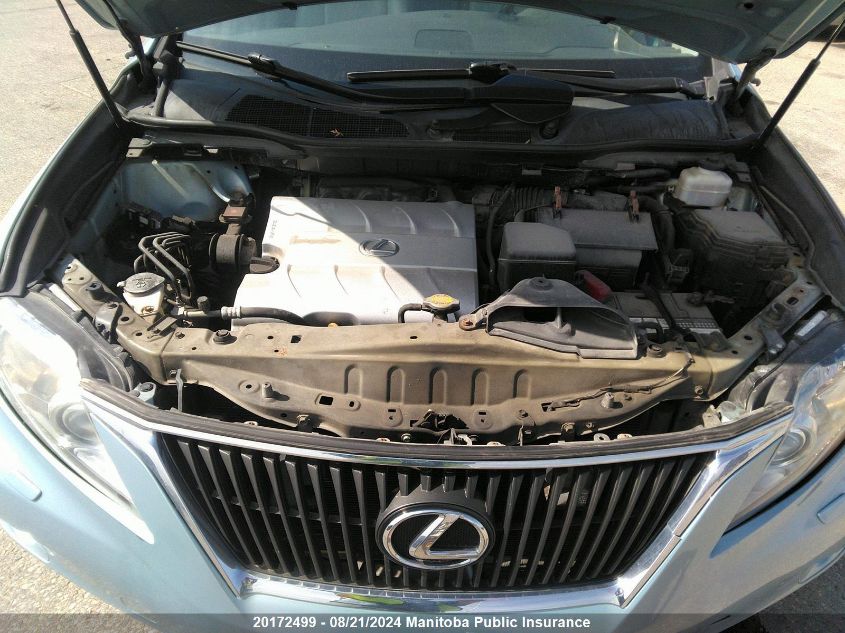 2010 Lexus Rx350 VIN: 2T2BK1BA9AC060960 Lot: 20172499