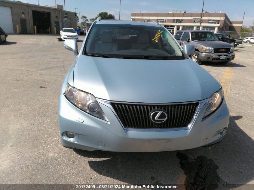 2010 Lexus Rx350 VIN: 2T2BK1BA9AC060960 Lot: 20172499