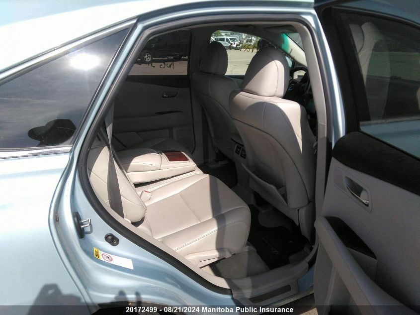 2010 Lexus Rx350 VIN: 2T2BK1BA9AC060960 Lot: 20172499