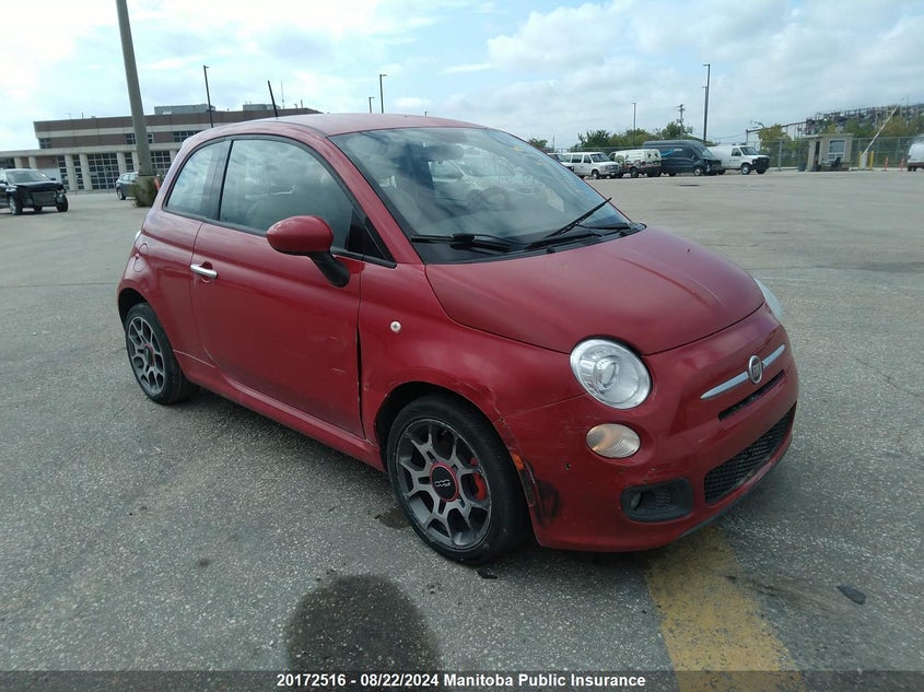 2015 Fiat 500 Pop VIN: 3C3CFFBR8FT657252 Lot: 20172516