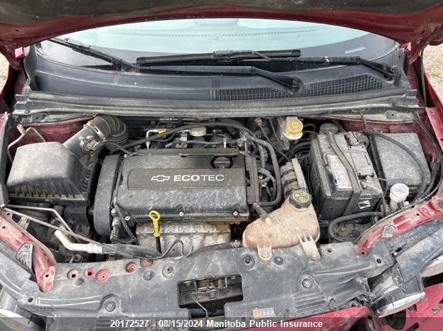 2013 Chevrolet Sonic Ls VIN: 1G1JA5EH6D4250458 Lot: 20172527