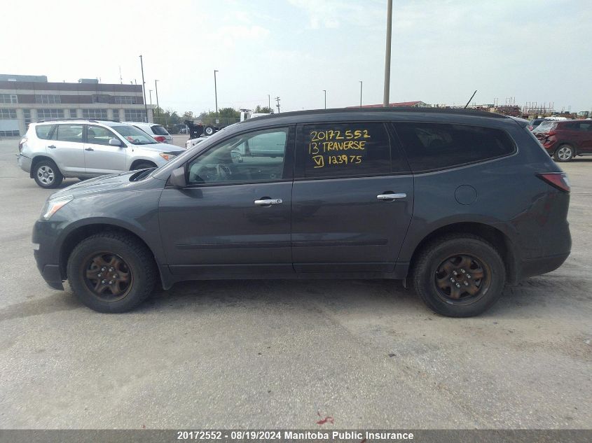 2013 Chevrolet Traverse Ls VIN: 1GNKRFED5DJ123975 Lot: 20172552