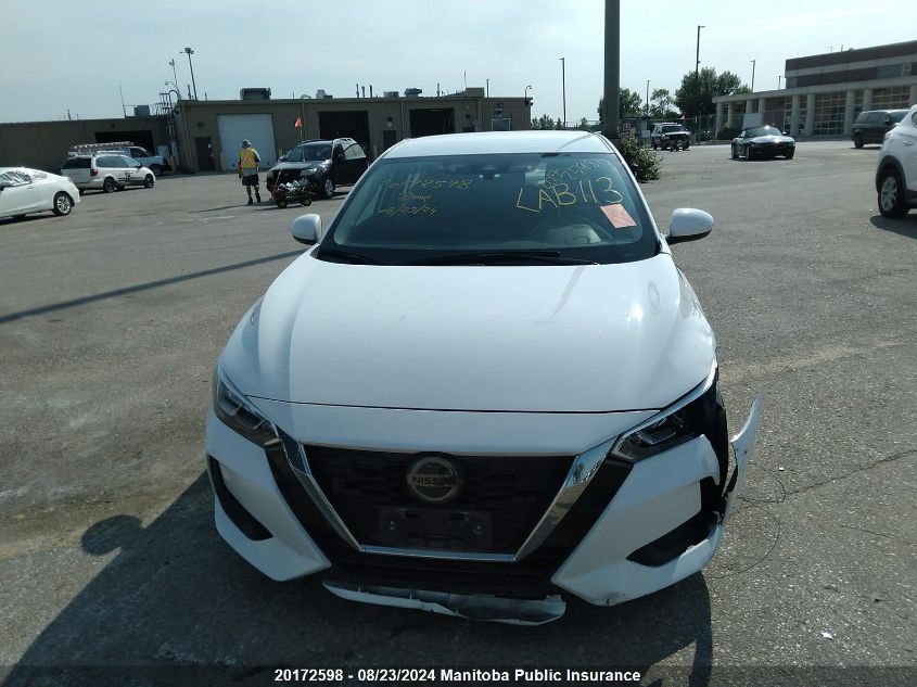 2022 Nissan Sentra 2.0 S VIN: 3N1AB8BV4NY281659 Lot: 20172598