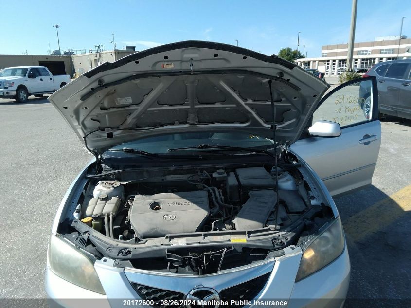 2008 Mazda Mazda3 Gs VIN: JM1BK32F081871217 Lot: 20172600