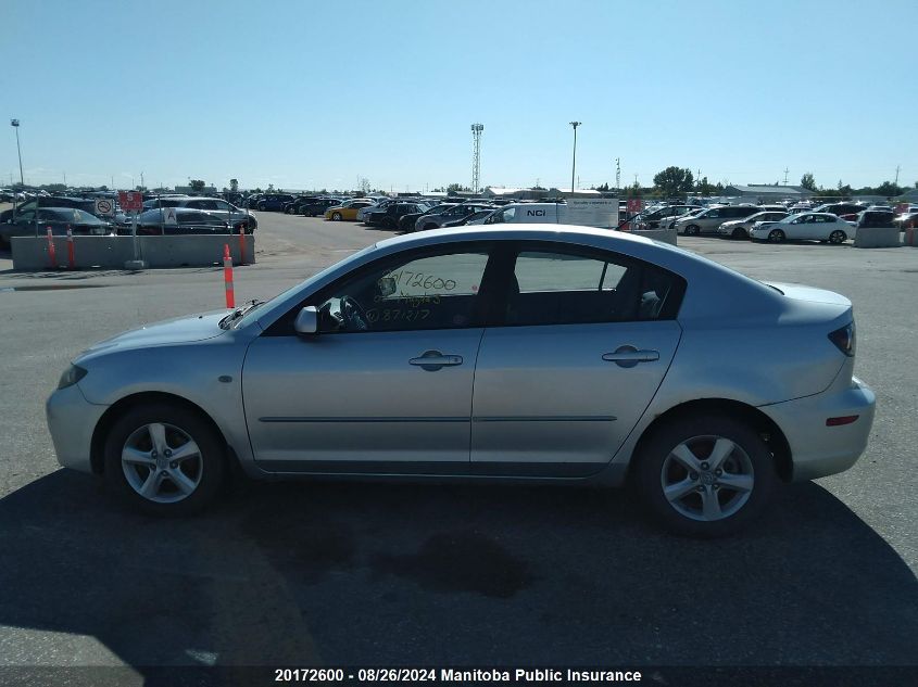 2008 Mazda Mazda3 Gs VIN: JM1BK32F081871217 Lot: 20172600