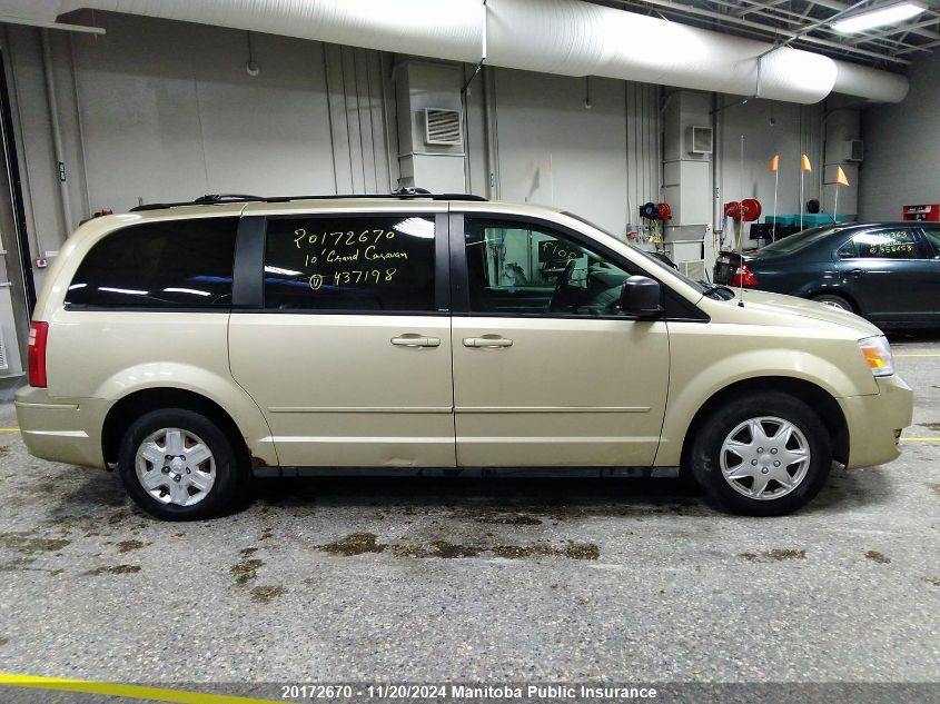 2010 Dodge Grand Caravan Se VIN: 2D4RN4DE5AR437198 Lot: 20172670