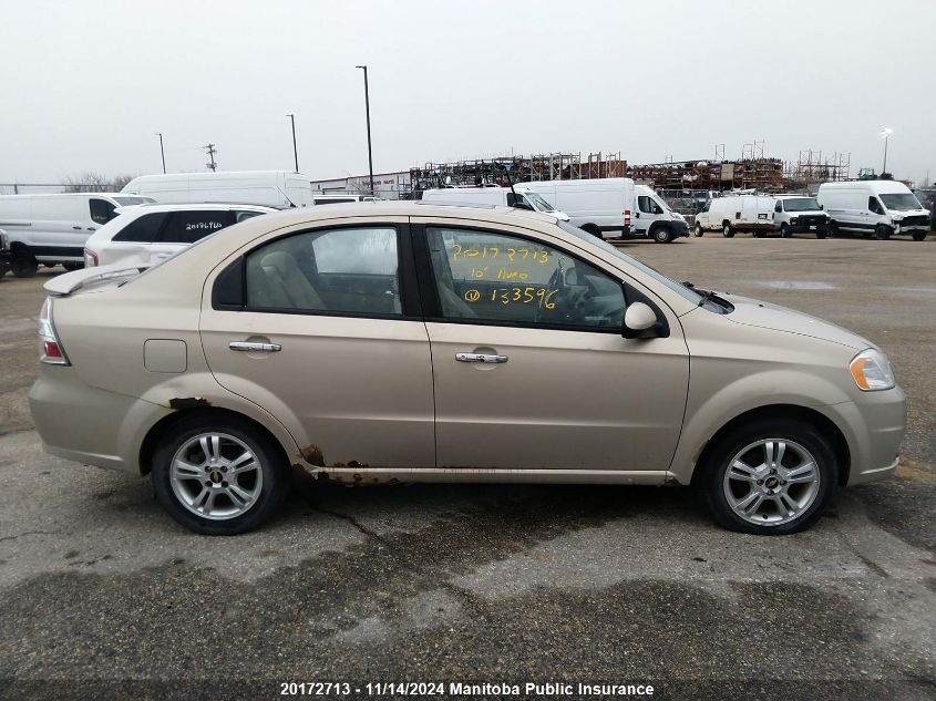 2010 Chevrolet Aveo Lt VIN: 3G1TC5DE3AL133596 Lot: 20172713