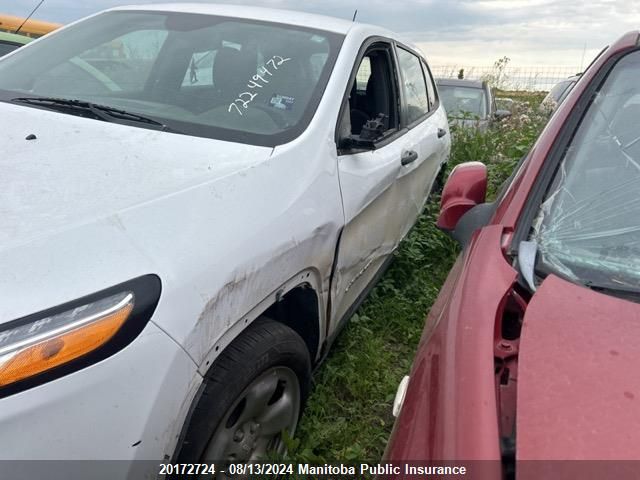 2018 Jeep Cherokee Sport VIN: 1C4PJLAB5JD595015 Lot: 20172724