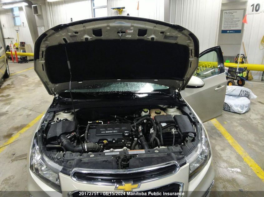 2016 Chevrolet Cruze Lt Turbo VIN: 1G1PE5SBXG7121690 Lot: 20172751