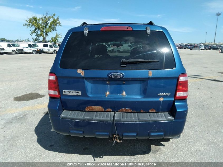 2008 Ford Escape Xlt V6 VIN: 1FMCU93138KD78299 Lot: 20172796