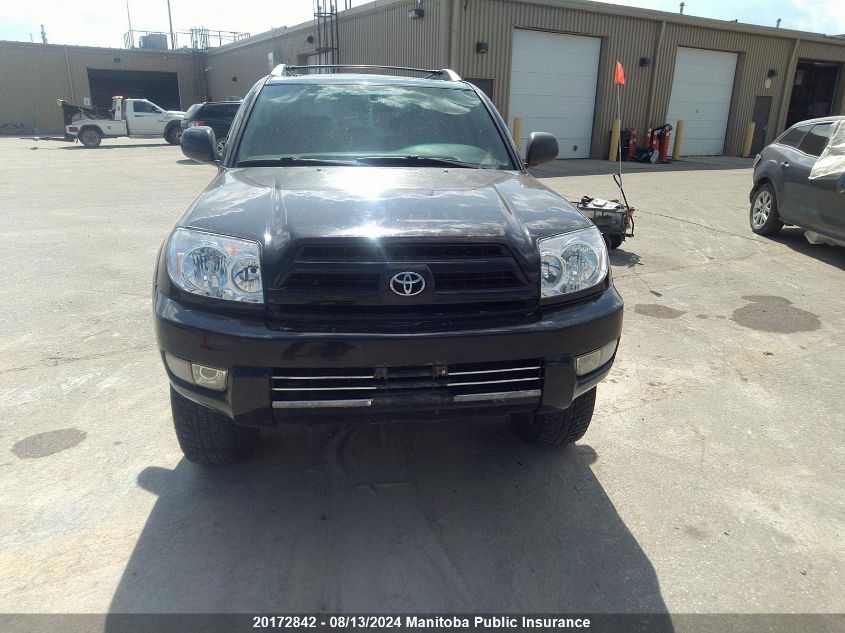 2003 Toyota 4Runner Limited V6 VIN: JTEBU17R038001285 Lot: 20172842