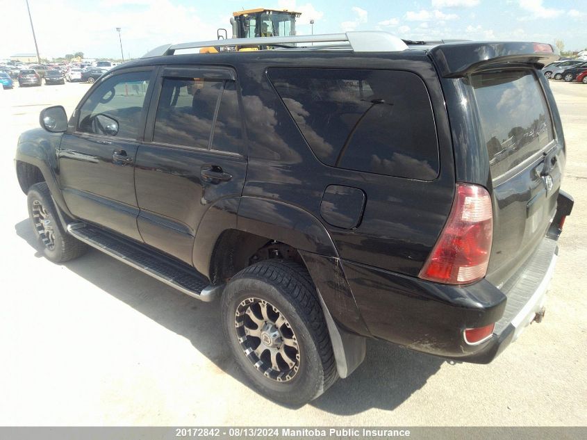 2003 Toyota 4Runner Limited V6 VIN: JTEBU17R038001285 Lot: 20172842