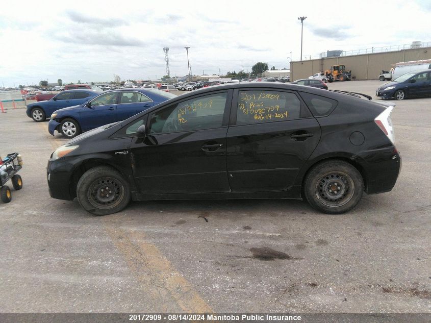 2010 Toyota Prius VIN: JTDKN3DU1A0080709 Lot: 20172909