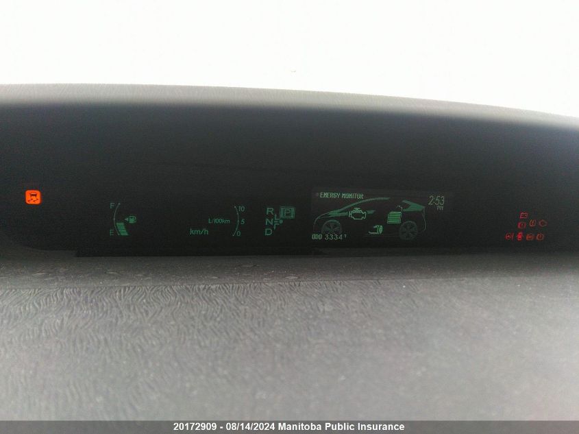 2010 Toyota Prius VIN: JTDKN3DU1A0080709 Lot: 20172909