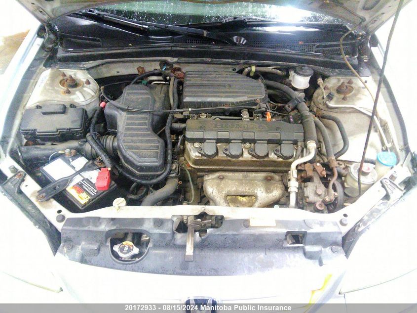 2003 Honda Civic Dx VIN: 2HGES161X3H947473 Lot: 20172933