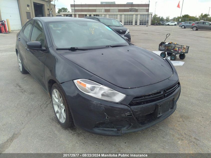 2013 Dodge Dart Sxt VIN: 1C3CDFBAXDD122636 Lot: 20172977