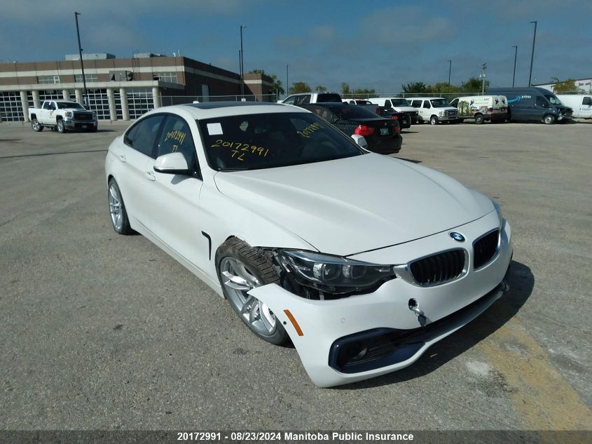 2018 BMW 430I xDrive Gran Coupe VIN: WBA4J3C51JBG96865 Lot: 20172991