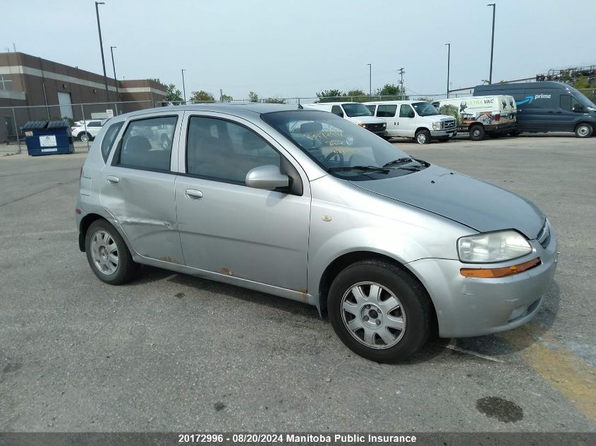 2005 Chevrolet Aveo VIN: KL1TG62615B327815 Lot: 20172996