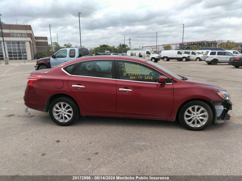2018 Nissan Sentra 1.8 Sv VIN: 3N1AB7AP8JY321345 Lot: 20172998