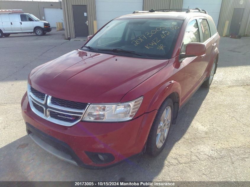 2012 Dodge Journey Crew VIN: 3C4PDCCG8CT266161 Lot: 20173005