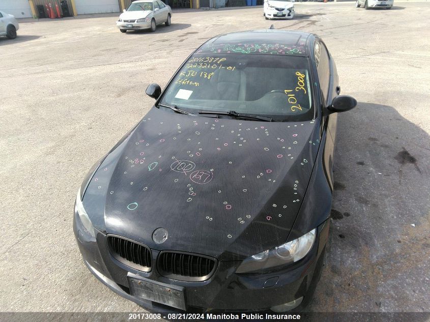 2007 BMW 328Xi VIN: WBAWC33527PD07178 Lot: 20173008