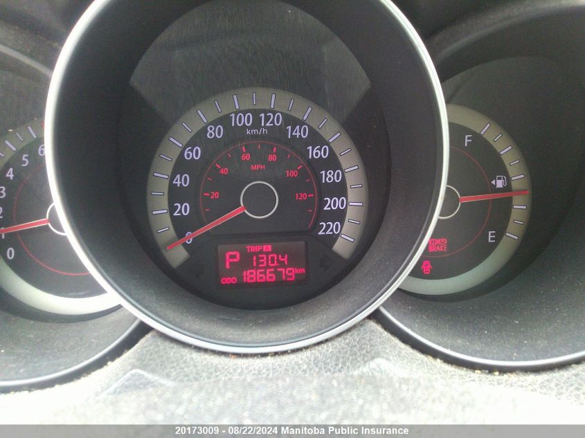 2010 Kia Forte Ex VIN: KNAFU4A22A5233496 Lot: 20173009