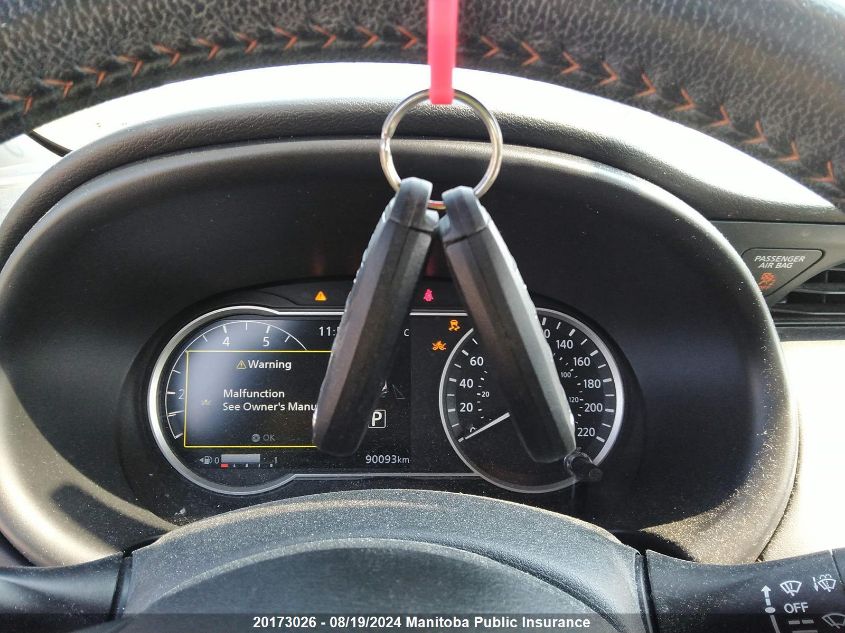 2019 Nissan Kicks Sr VIN: 3N1CP5CU1KL525405 Lot: 20173026