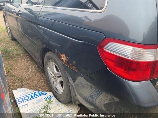 2006 Honda Odyssey Ex VIN: 5FNRL38626B513804 Lot: 20173031