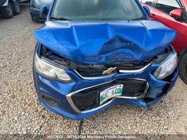 2017 Chevrolet Sonic Lt VIN: 1G1JD5SH2H4165439 Lot: 20173074