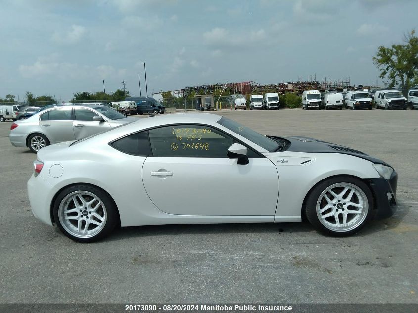 2013 Scion Fr-S VIN: JF1ZNAA14D1702642 Lot: 20173090