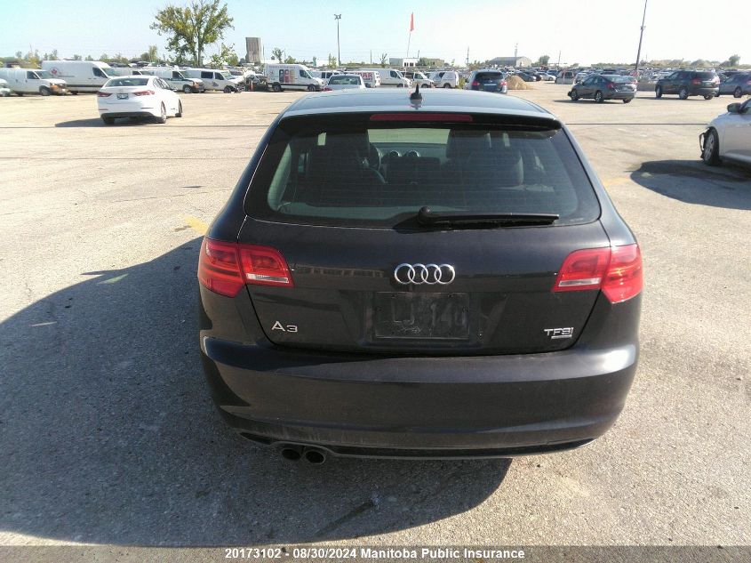 2012 Audi A3 2.0T Quattro VIN: WAUMFCFM6CA162688 Lot: 20173102