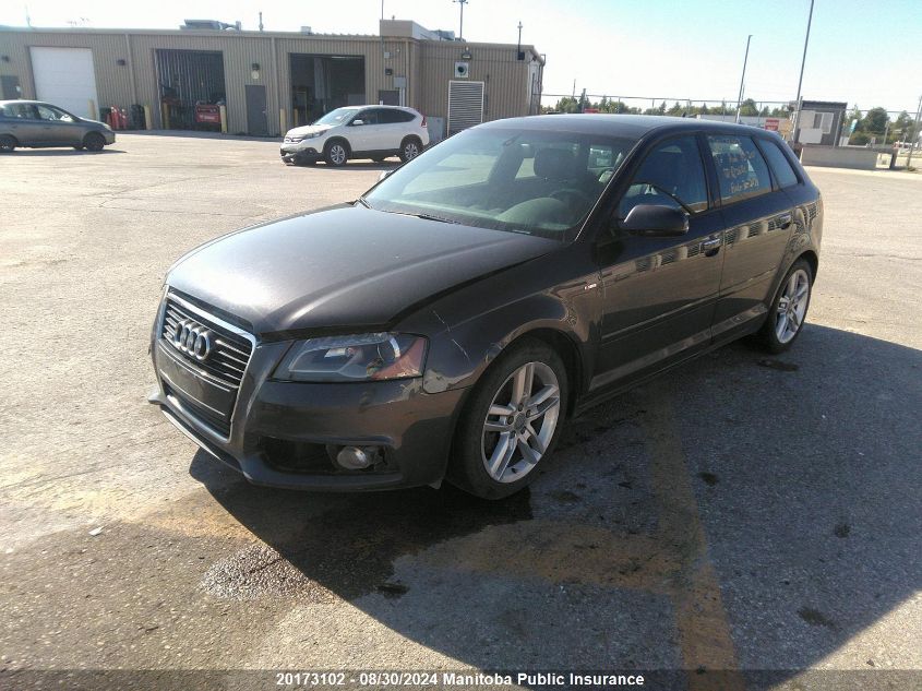 2012 Audi A3 2.0T Quattro VIN: WAUMFCFM6CA162688 Lot: 20173102