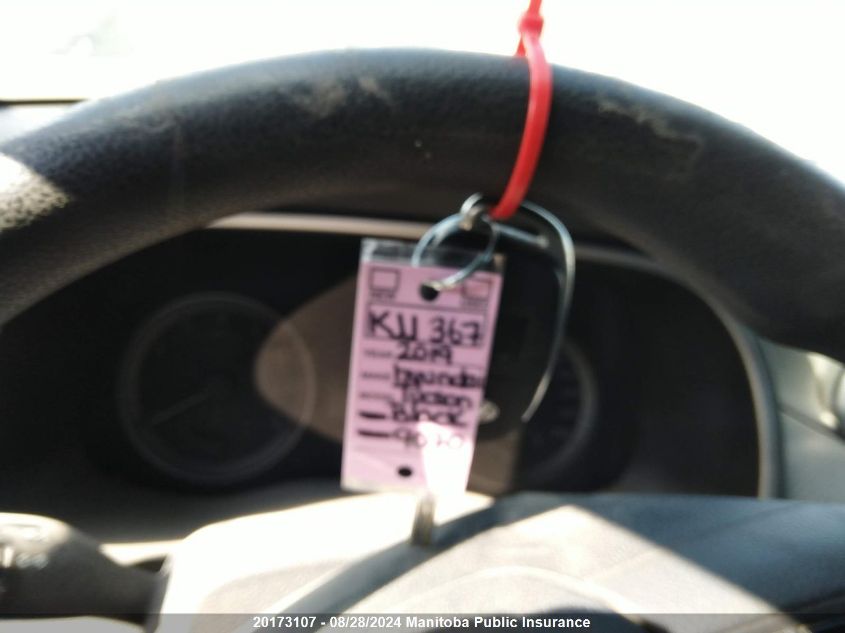 2019 Hyundai Tucson Essential VIN: KM8J23A47KU003907 Lot: 20173107