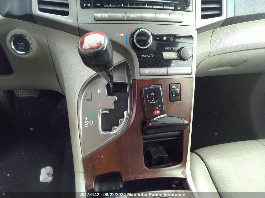 2010 Toyota Venza V6 VIN: 4T3BK3BB1AU033864 Lot: 20173142