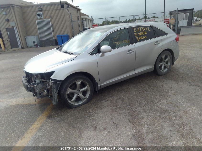 2010 Toyota Venza V6 VIN: 4T3BK3BB1AU033864 Lot: 20173142