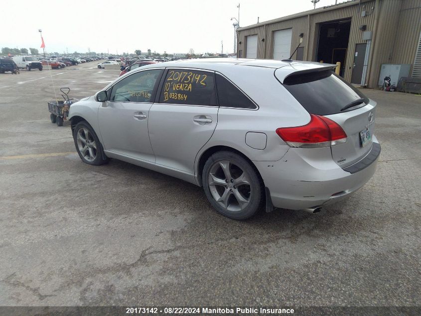 2010 Toyota Venza V6 VIN: 4T3BK3BB1AU033864 Lot: 20173142