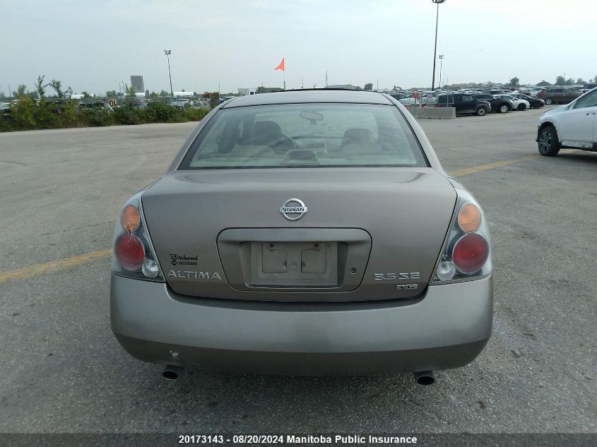 2004 Nissan Altima 3.5 Se VIN: 1N4BL11E74C168342 Lot: 20173143