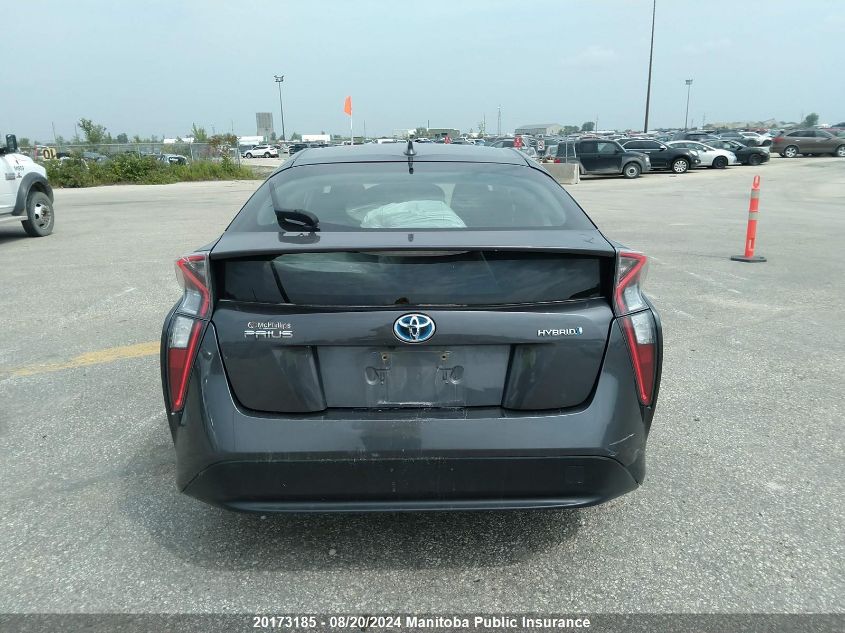 2016 Toyota Prius VIN: JTDKBRFU4G3005065 Lot: 20173185