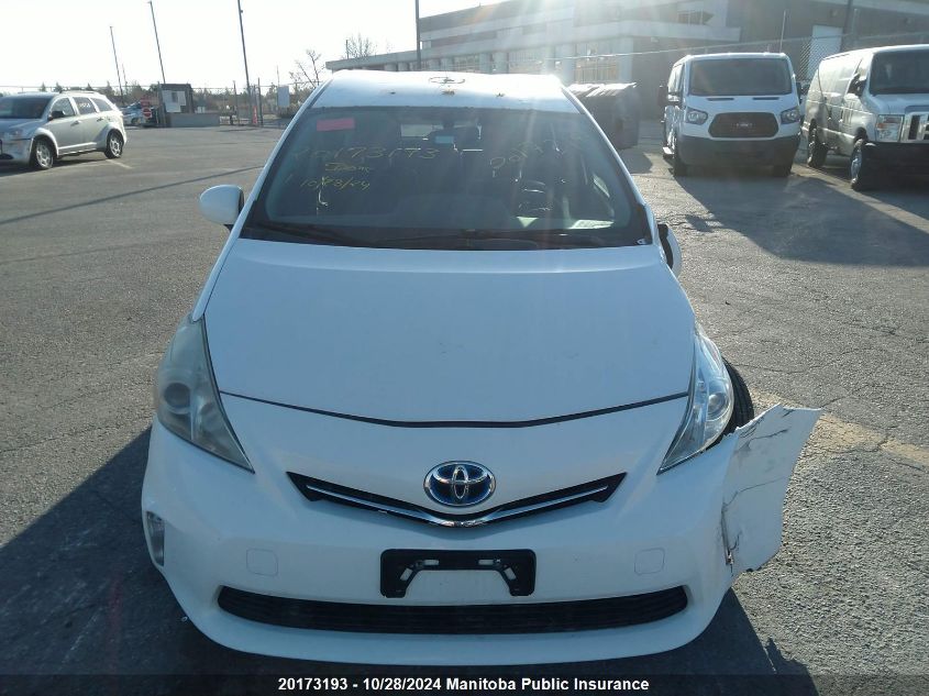 2014 Toyota Prius V VIN: JTDZN3EU1EJ002038 Lot: 20173193